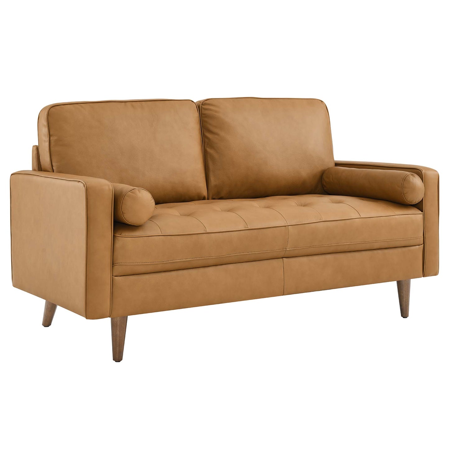 Modway Valour Leather Loveseat