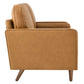 Modway Valour Leather Loveseat