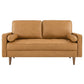 Modway Valour Leather Loveseat