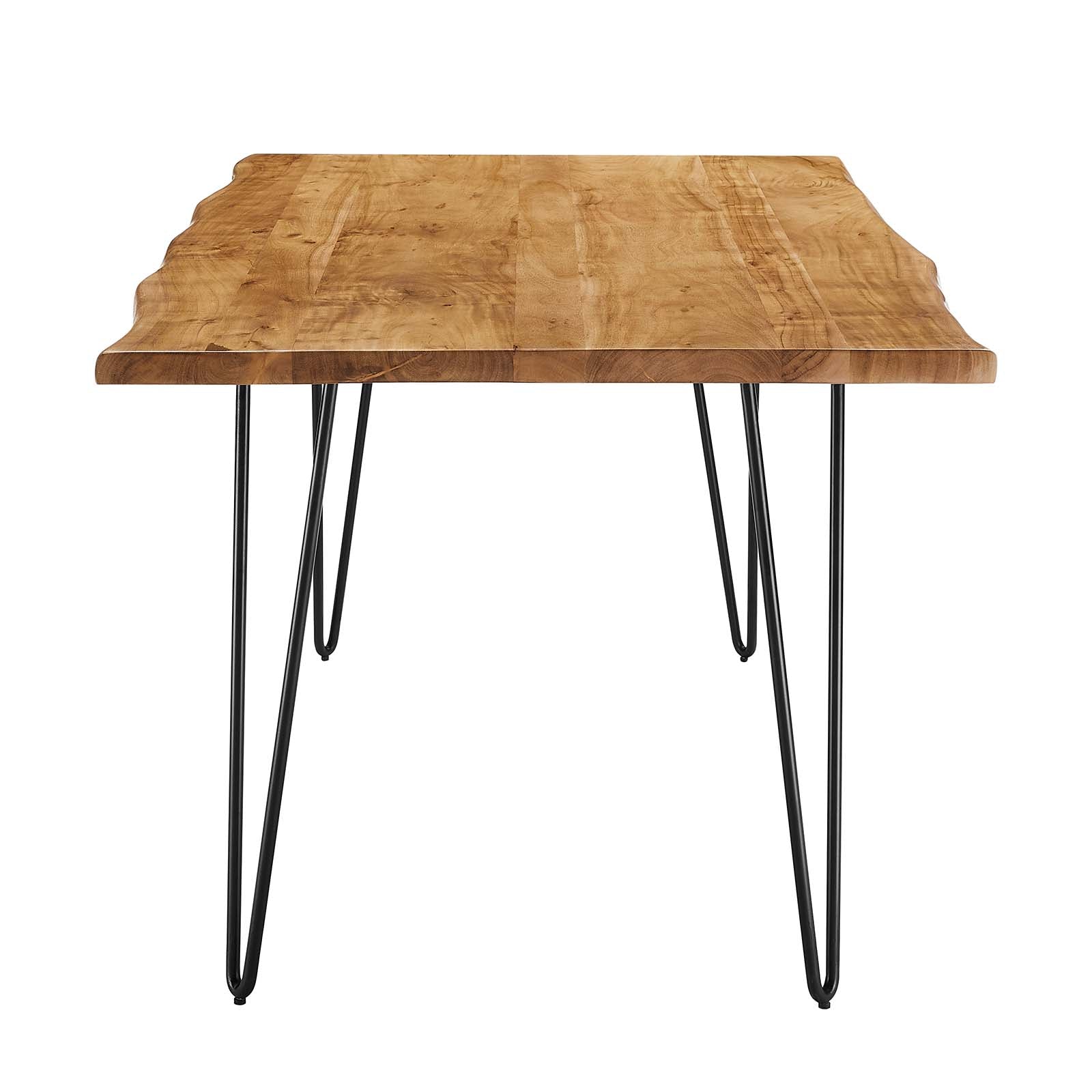 Henley 60" Live Edge Acacia Wood Dining Table By Modway - EEI-6059 | Dining Tables | Modishstore - 25