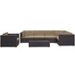 Modway Valour Leather Loveseat