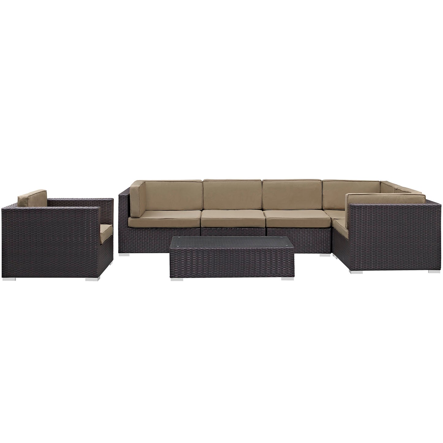 Modway Valour Leather Loveseat