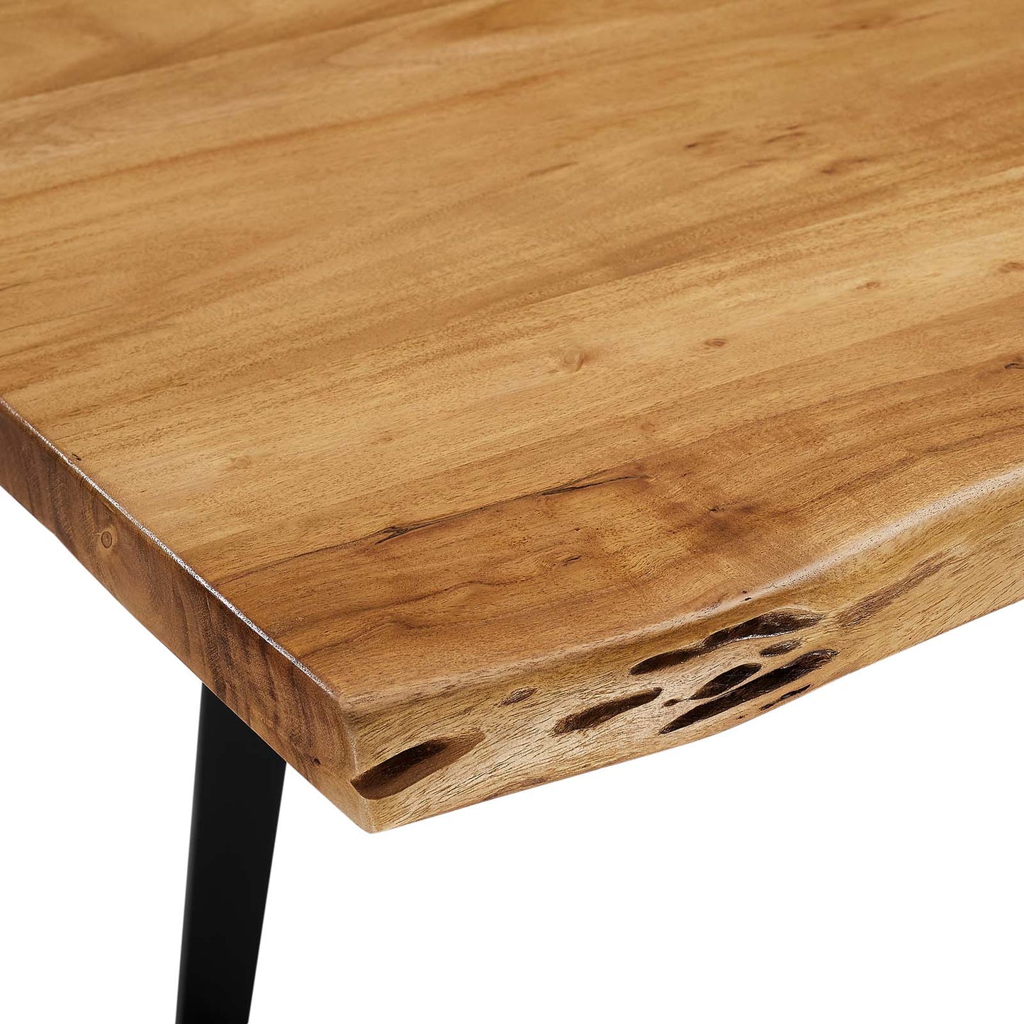 Astound 60" Live Edge Acacia Wood Dining Table By Modway - EEI-6067 | Dining Tables | Modishstore - 18