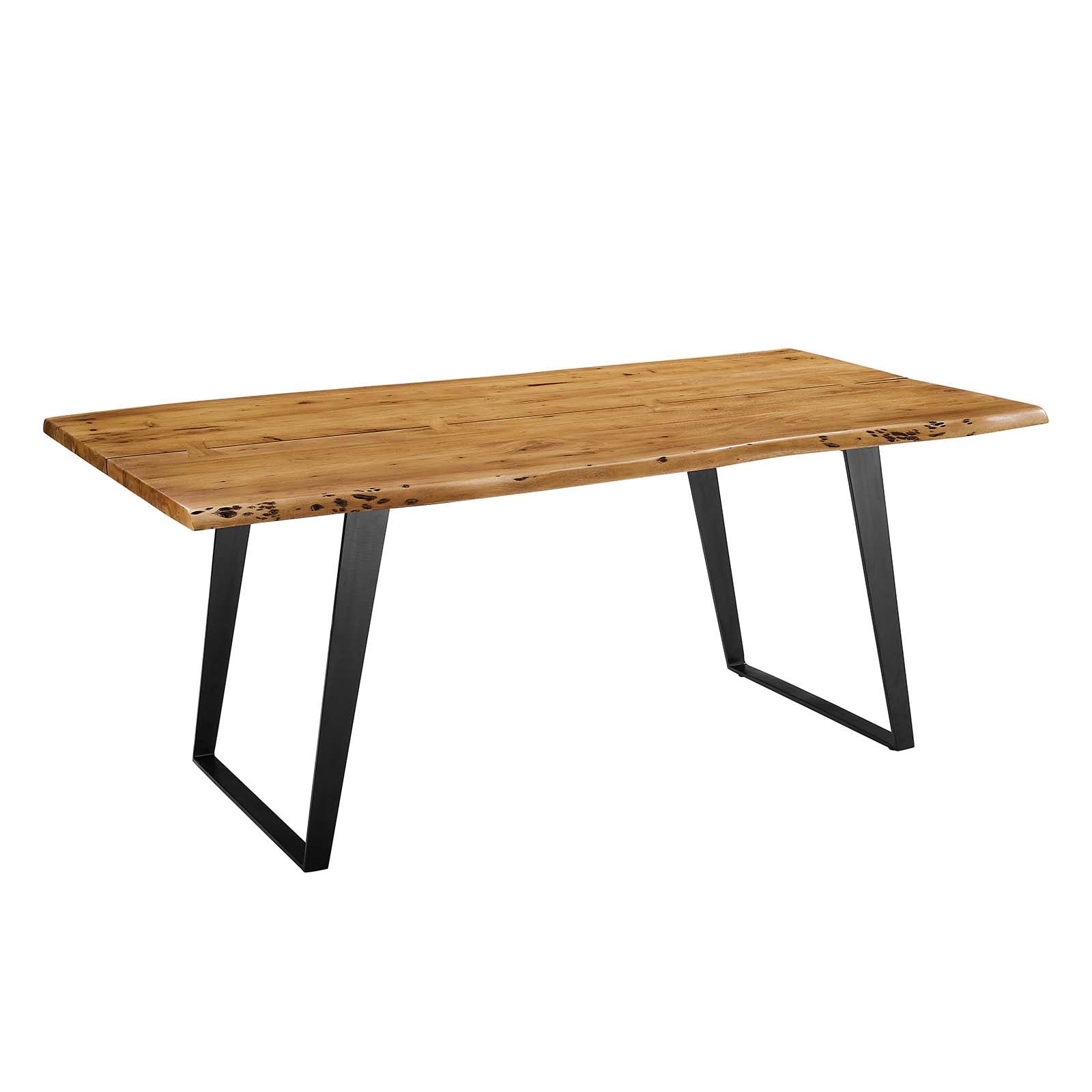 Viggo 74" Live Edge Acacia Wood Dining Table By Modway - EEI-6069 | Dining Tables | Modishstore - 23