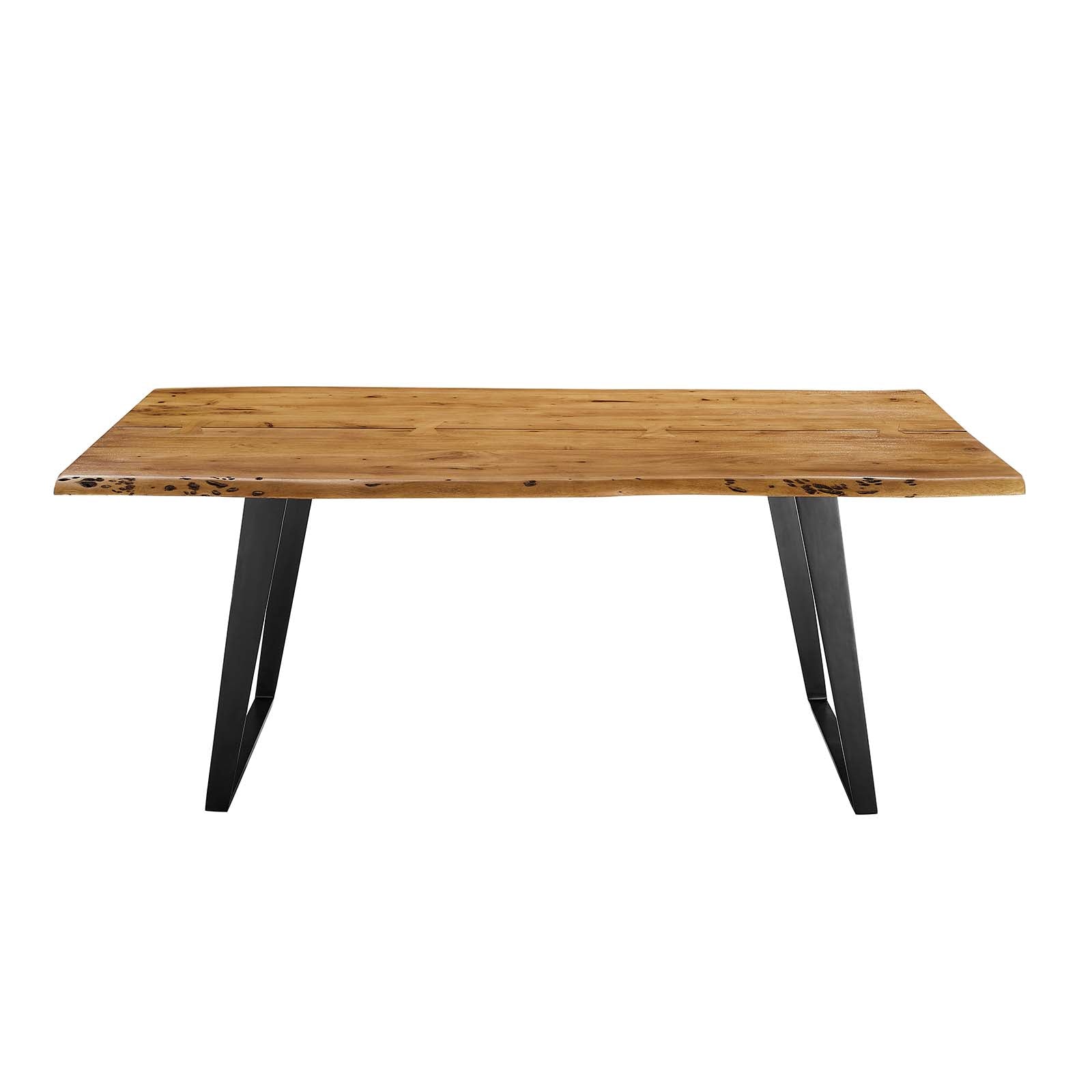 Viggo 74" Live Edge Acacia Wood Dining Table By Modway - EEI-6069 | Dining Tables | Modishstore - 22