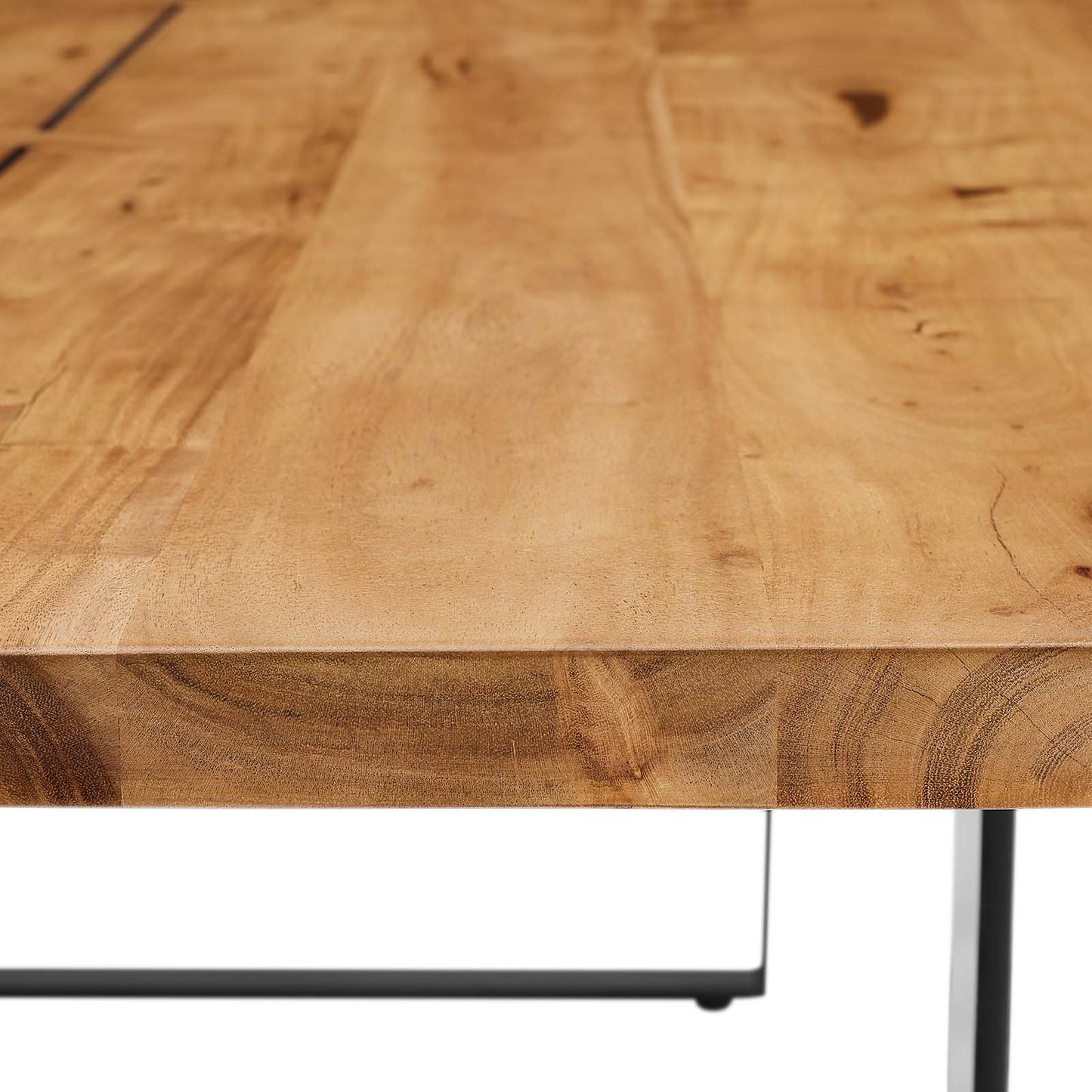 Viggo 74" Live Edge Acacia Wood Dining Table By Modway - EEI-6069 | Dining Tables | Modishstore - 19