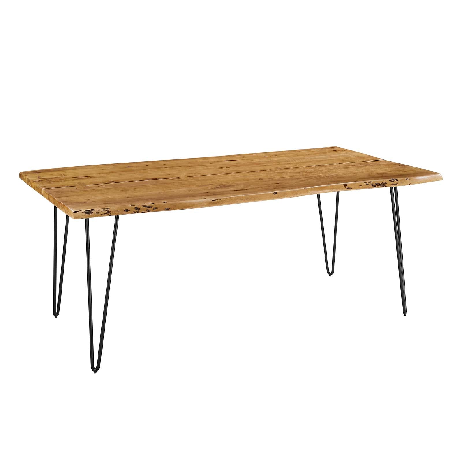 Ardor 74" Live Edge Acacia Wood Dining Table By Modway - EEI-6070 | Dining Tables | Modishstore - 22