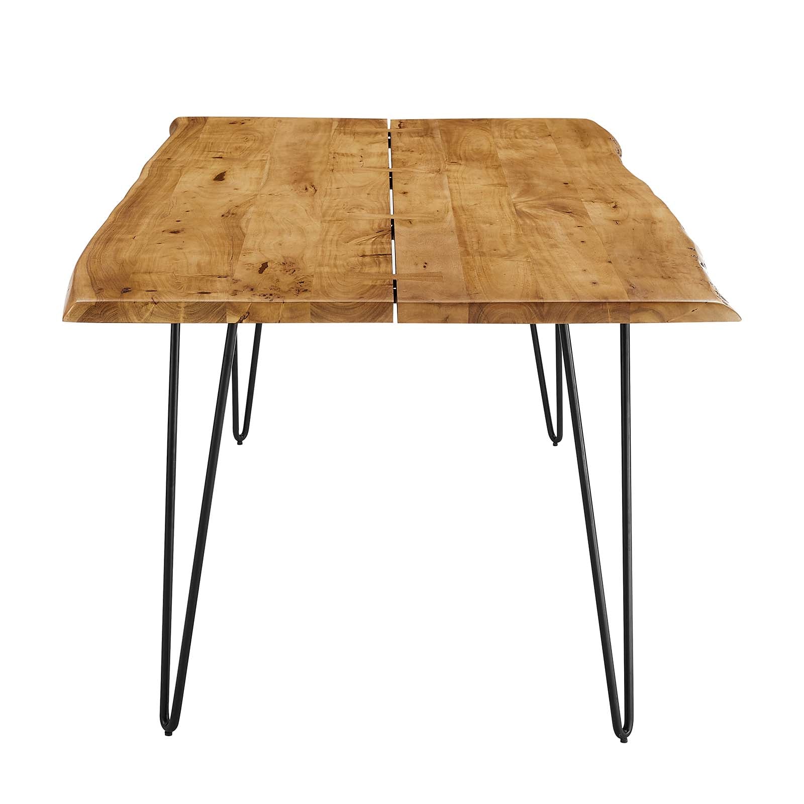 Ardor 74" Live Edge Acacia Wood Dining Table By Modway - EEI-6070 | Dining Tables | Modishstore - 28