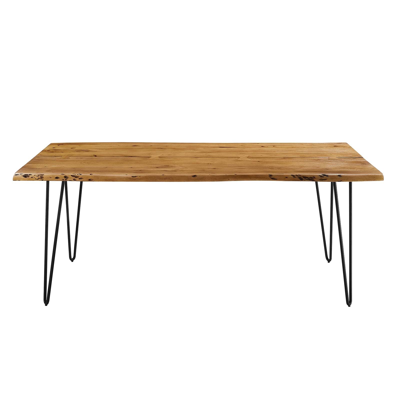 Ardor 74" Live Edge Acacia Wood Dining Table By Modway - EEI-6070 | Dining Tables | Modishstore - 29