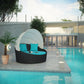 Modway Siesta Canopy Outdoor Patio Daybed