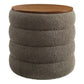 Mezzo Round Boucle Fabric Storage Ottoman By Modway - EEI-6685 | Ottomans | Modishstore - 2