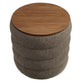 Mezzo Round Boucle Fabric Storage Ottoman By Modway - EEI-6685 | Ottomans | Modishstore - 4