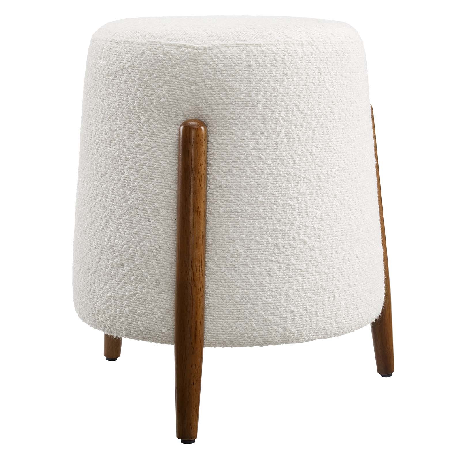 Riven Upholstered Boucle Fabric Ottoman By Modway - EEI-6686 | Ottomans | Modishstore - 3