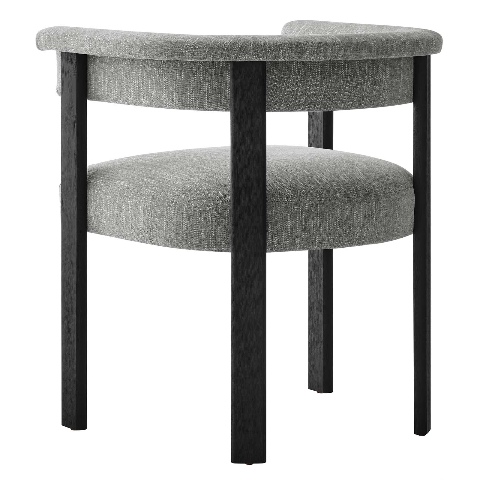 Imogen Woven Heathered Fabric Upholstered Barrel Dining Chairs - Set of 2 By Modway - EEI-6776 | Dining Chairs | Modishstore - 6