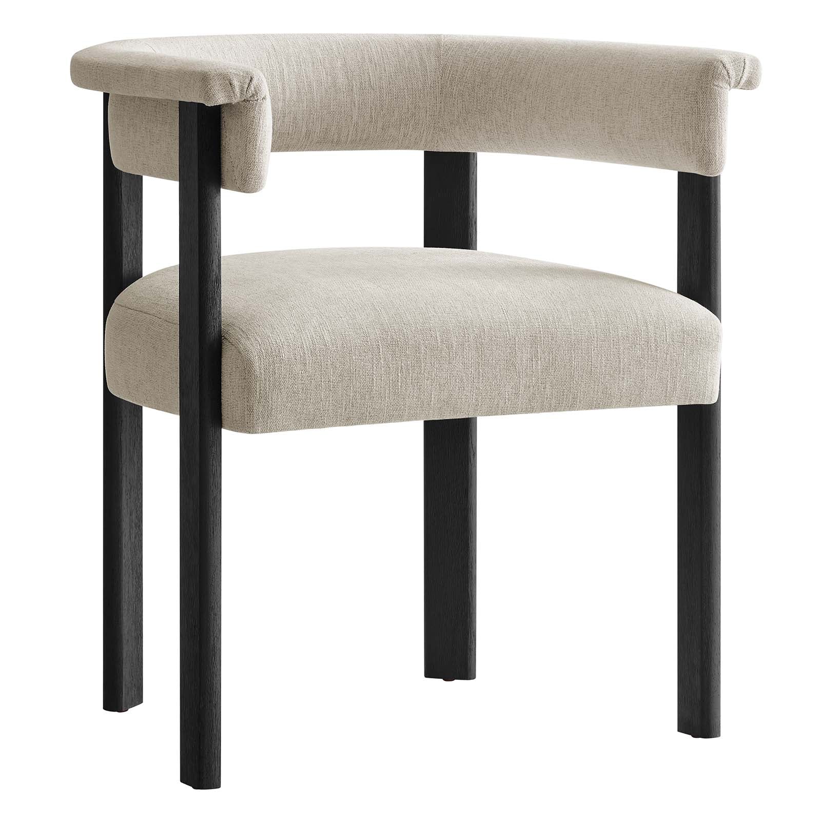 Imogen Woven Heathered Fabric Upholstered Barrel Dining Chairs - Set of 2 By Modway - EEI-6776 | Dining Chairs | Modishstore - 14