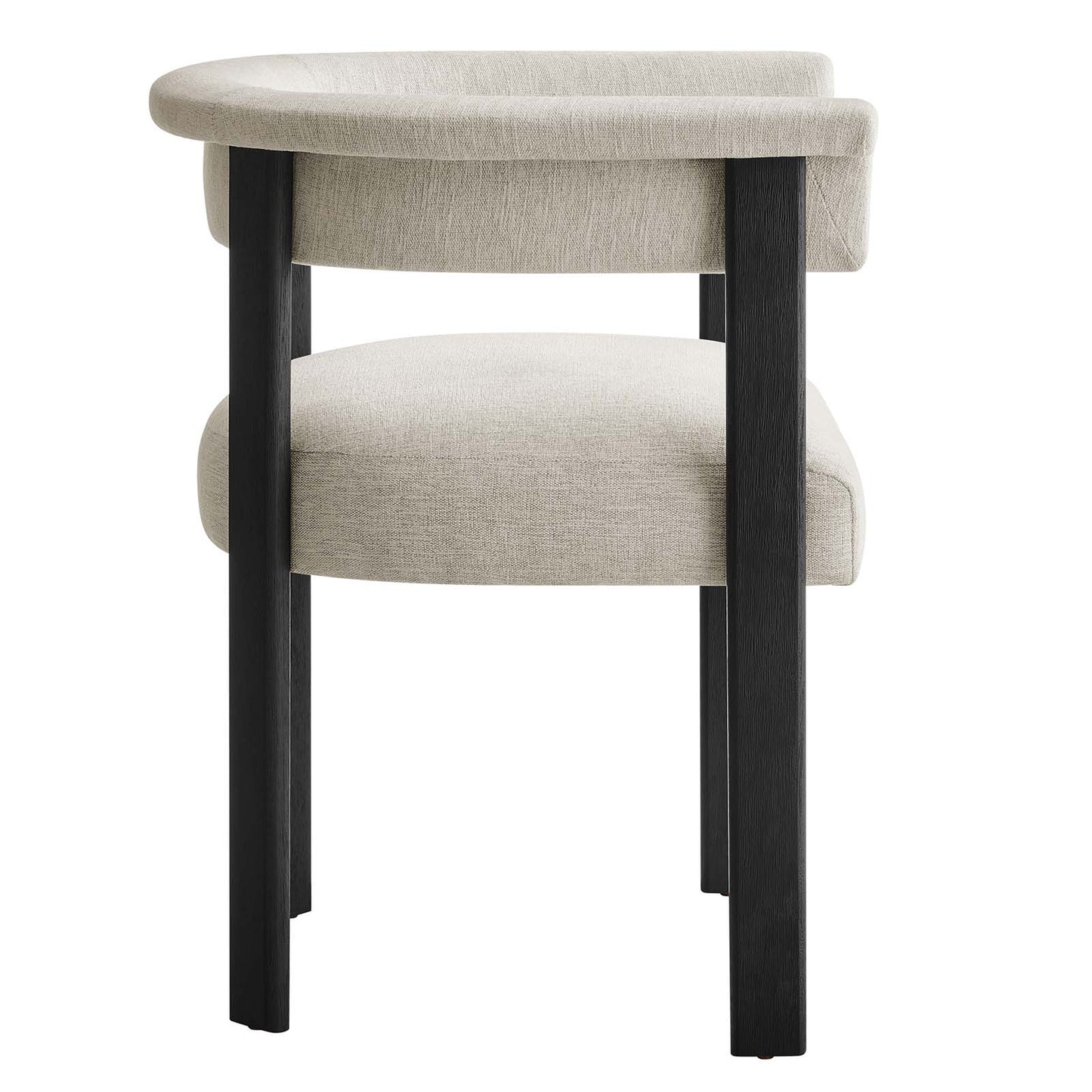 Imogen Woven Heathered Fabric Upholstered Barrel Dining Chairs - Set of 2 By Modway - EEI-6776 | Dining Chairs | Modishstore - 15