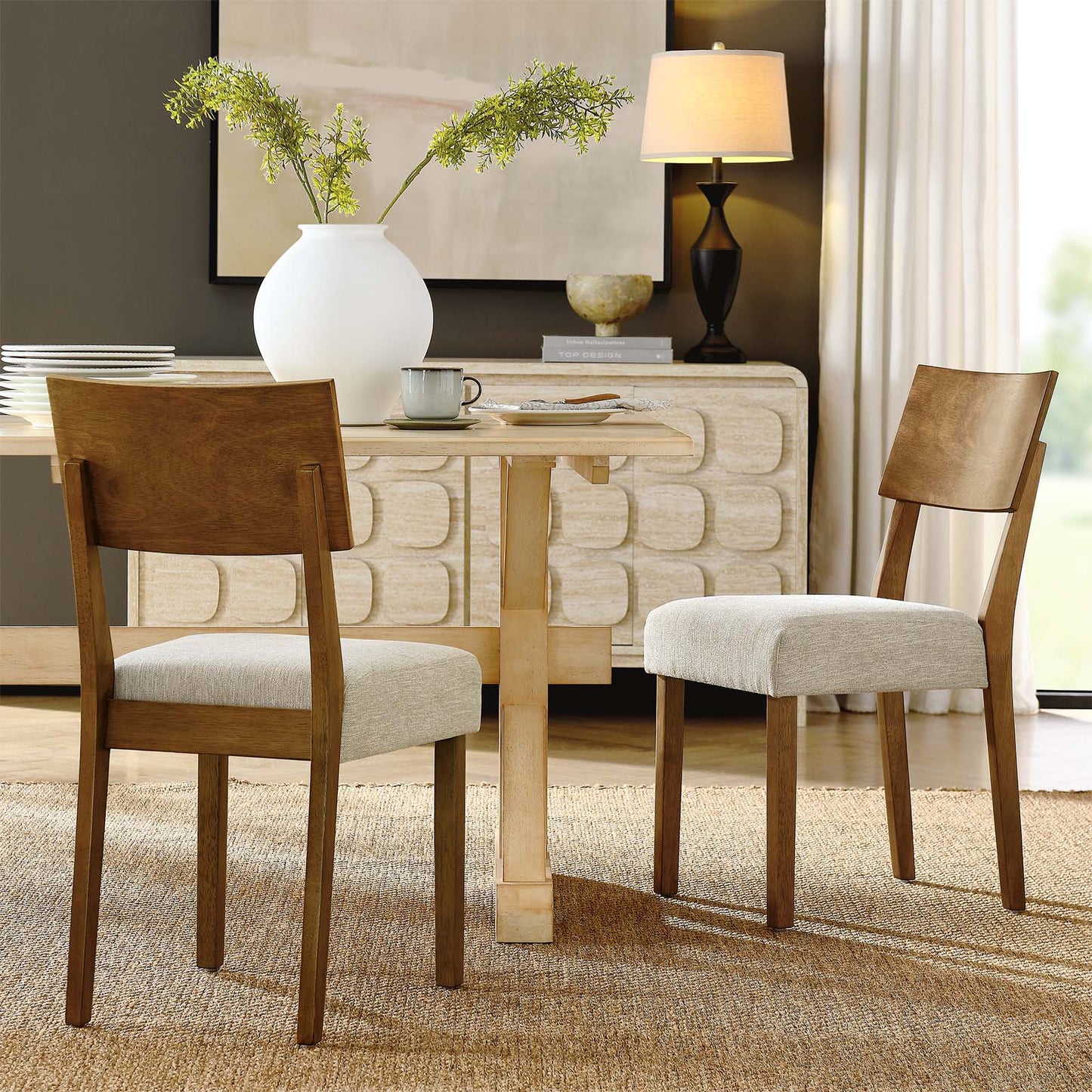 Pax Wood Dining Side Chairs - Set of 2 By Modway - EEI-6804 | Dining Chairs | Modishstore - 1