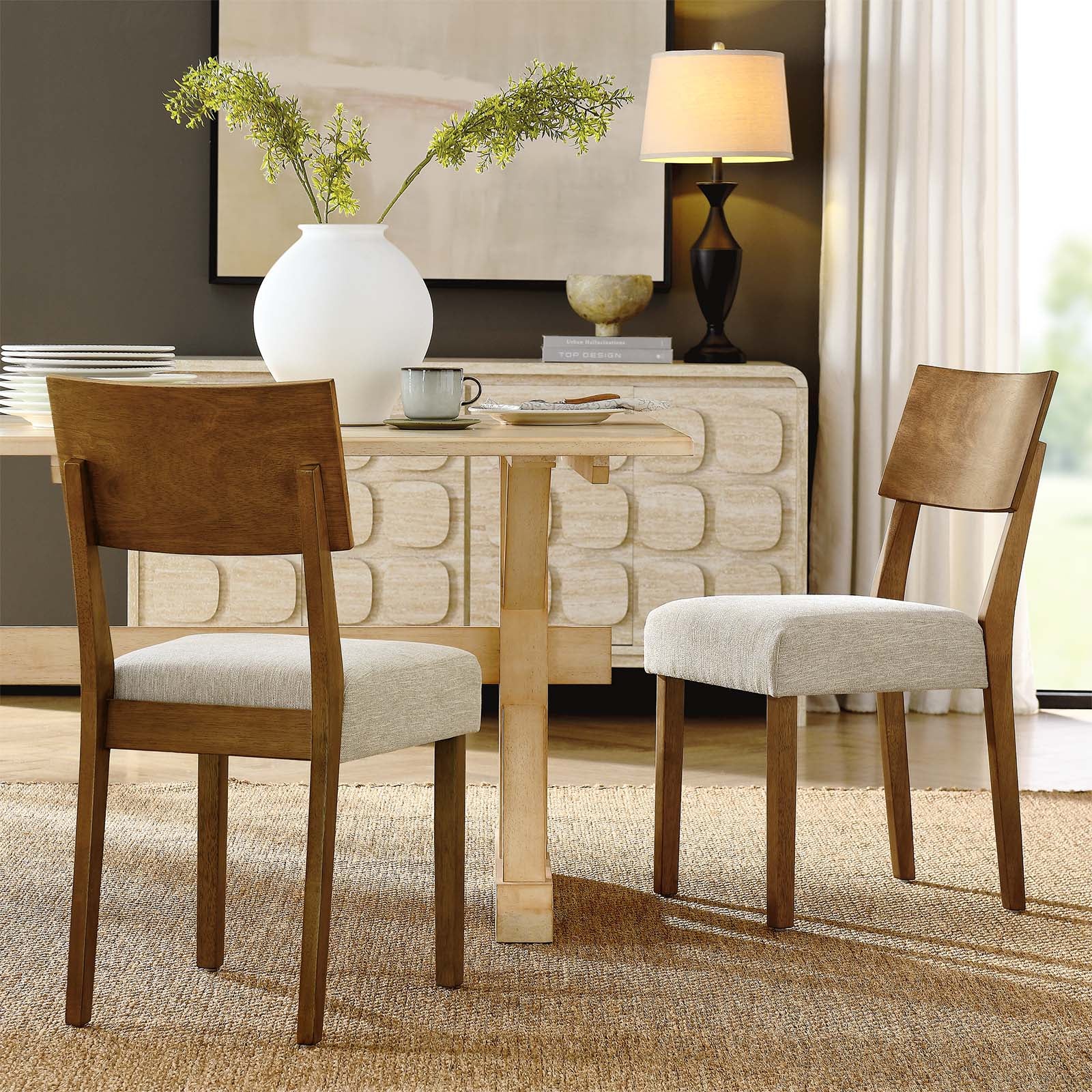 Pax Wood Dining Side Chairs - Set of 2 By Modway - EEI-6804 | Dining Chairs | Modishstore - 1