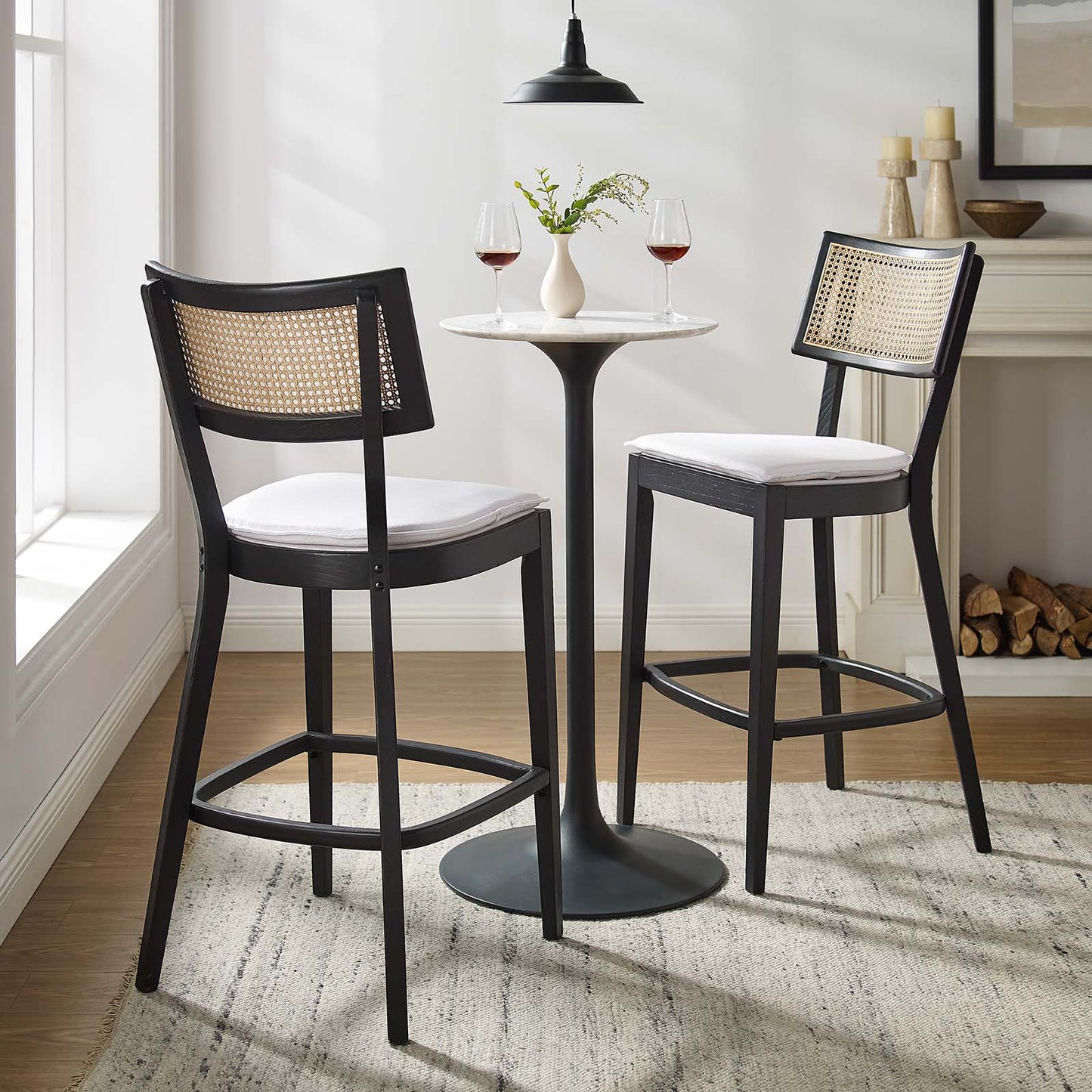 Caledonia Wood Bar Stools - Set of 2 By Modway - EEI-6820 | Bar Stools | Modishstore - 11