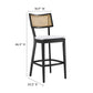 Caledonia Wood Bar Stools - Set of 2 By Modway - EEI-6820 | Bar Stools | Modishstore - 18