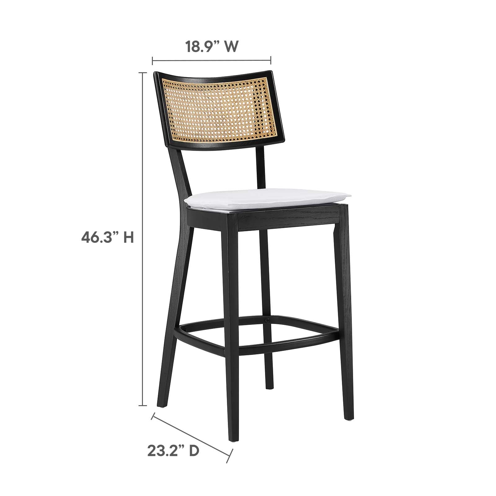 Caledonia Wood Bar Stools - Set of 2 By Modway - EEI-6820 | Bar Stools | Modishstore - 18