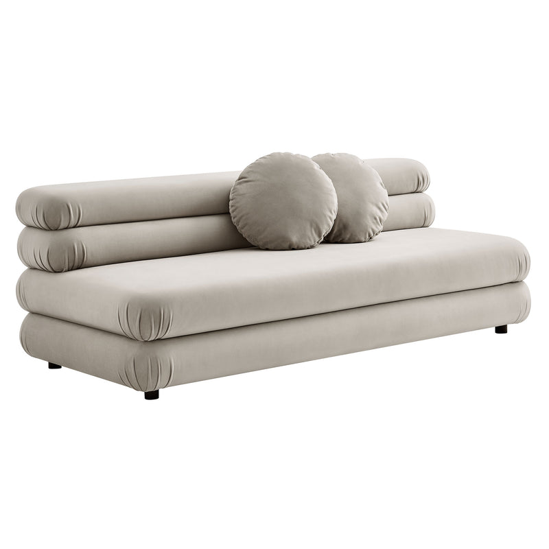 Jubilee Modular Performance Velvet Armless Loveseat by Modway | Loveseats | Modishstore - 2