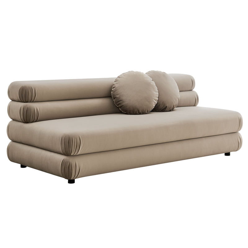 Jubilee Modular Performance Velvet Armless Loveseat by Modway | Loveseats | Modishstore - 25