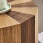 Modway Twirl Two-Toned Wood Veneer Side Table