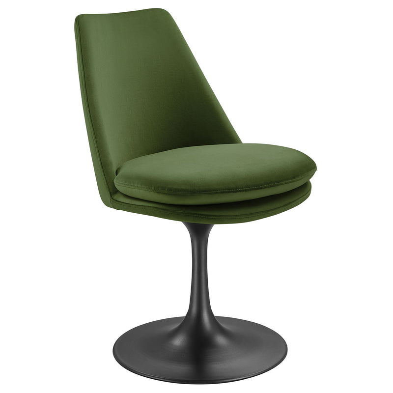 Lippa Swivel Dining Performance Velvet Side Chair by Modway | Dining Chairs | Modishstore - 2