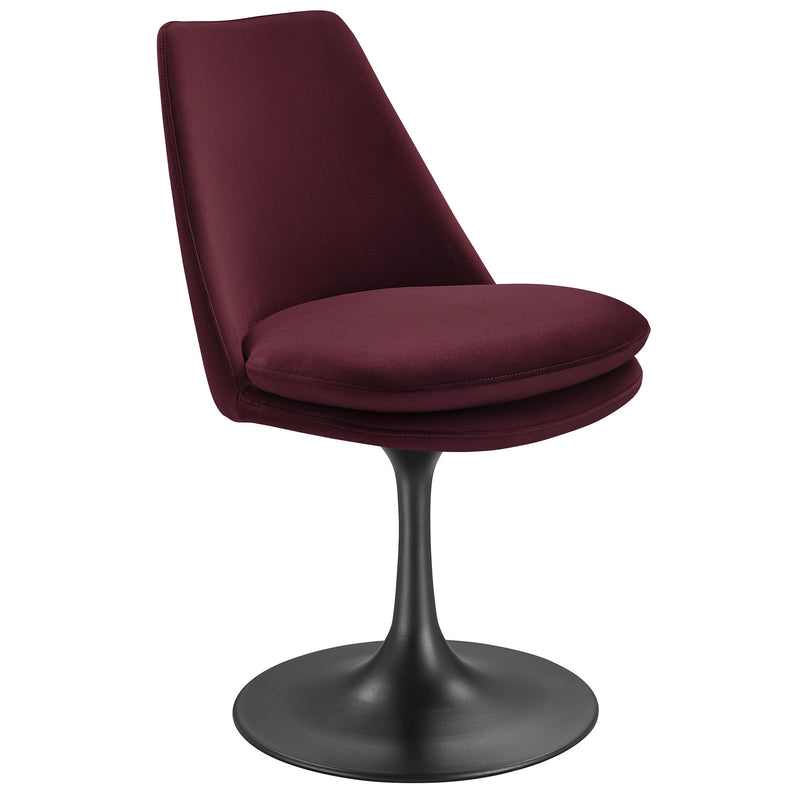 Lippa Swivel Dining Performance Velvet Side Chair by Modway | Dining Chairs | Modishstore - 11