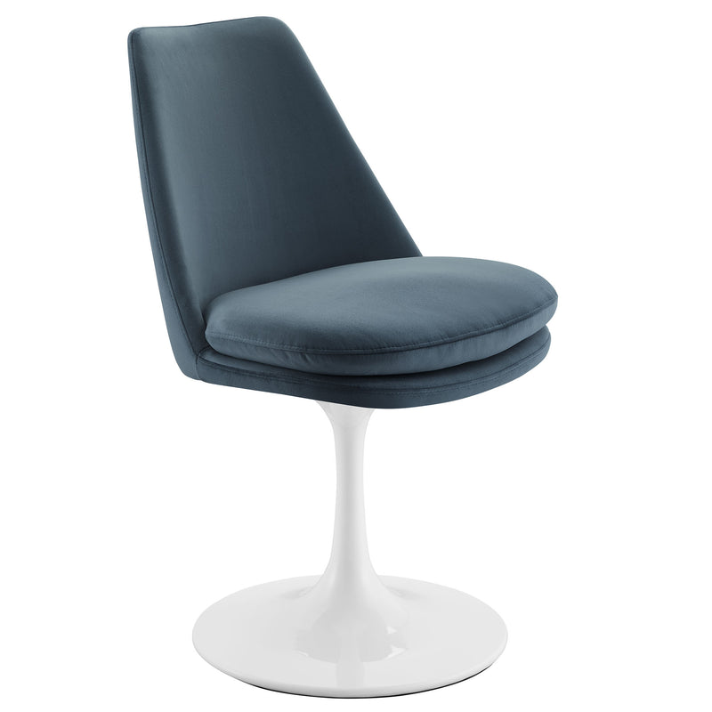 Lippa Swivel Dining Performance Velvet Side Chair by Modway | Dining Chairs | Modishstore - 21