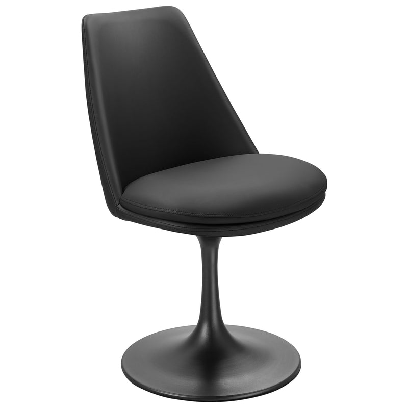 Lippa Swivel Dining Vegan Leather Side Chair by Modway | Dining Chairs | Modishstore - 2