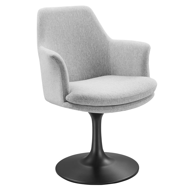 Lippa Swivel Dining Upholstered Armchair by Modway | Dining Chairs | Modishstore - 2