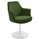 Lippa Swivel Dining Performance Velvet Armchair by Modway | Dining Chairs | Modishstore - 31