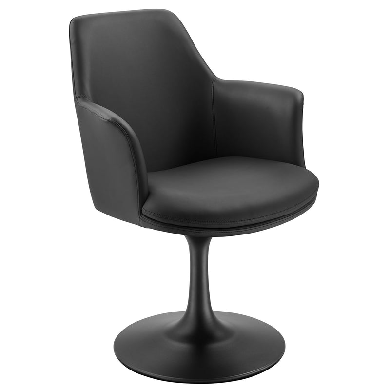Lippa Swivel Dining Vegan Leather Armchair by Modway | Dining Chairs | Modishstore - 2