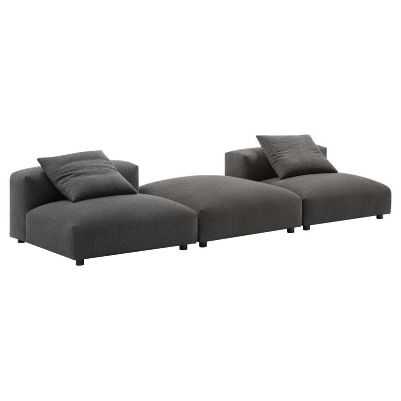 Solace 3-Piece Modular Upholstered Fabric Sectional Sofa by Modway | Sofa Set | Modishstore - 2