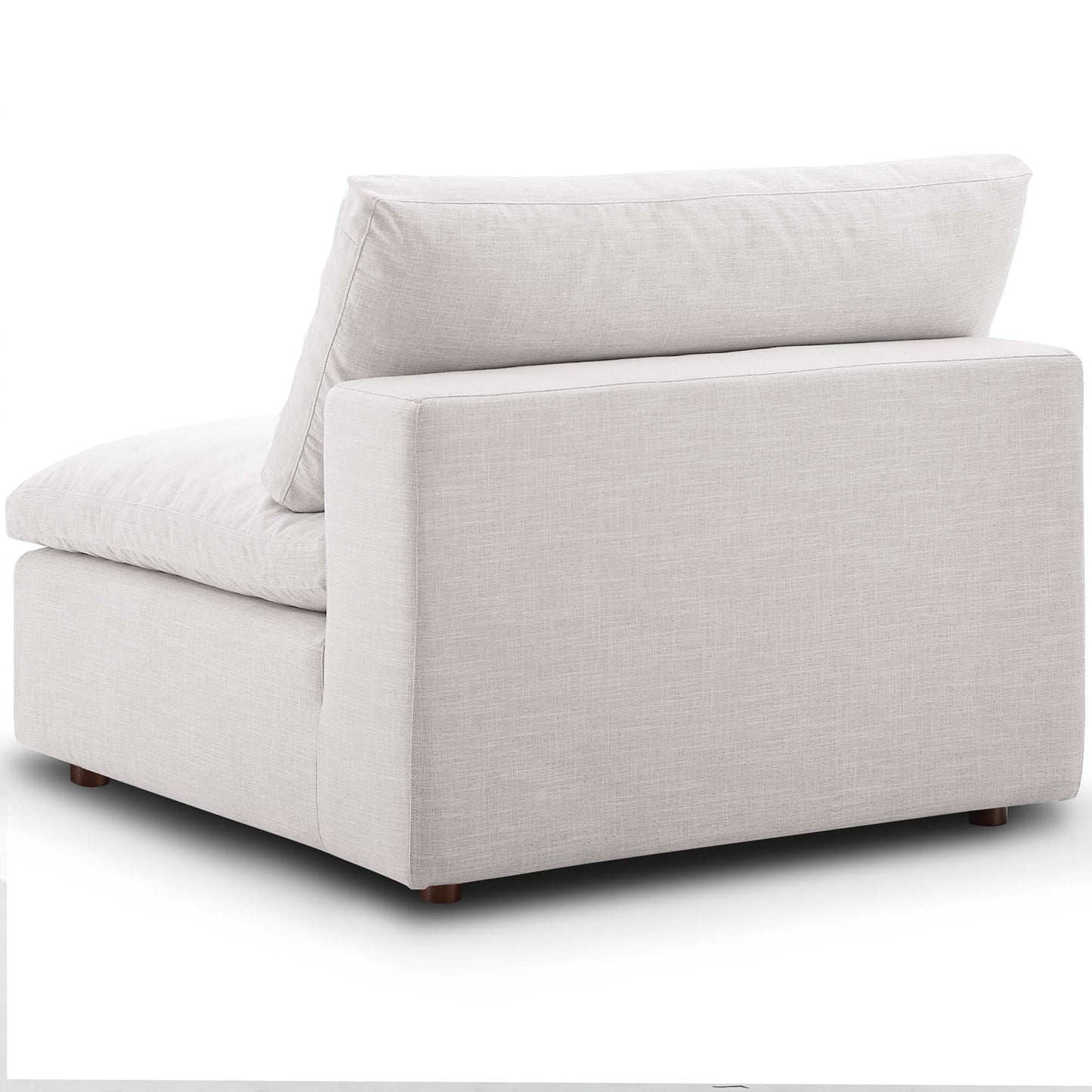 Modway Commix Down Filled Overstuffed 2-Piece Armless Sectional Loveseat