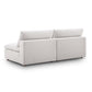 Modway Commix Down Filled Overstuffed 2-Piece Armless Sectional Loveseat