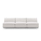 Modway Commix Down Filled Overstuffed 3-Piece Armless Sectional Sofa