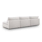 Modway Commix Down Filled Overstuffed 3-Piece Armless Sectional Sofa