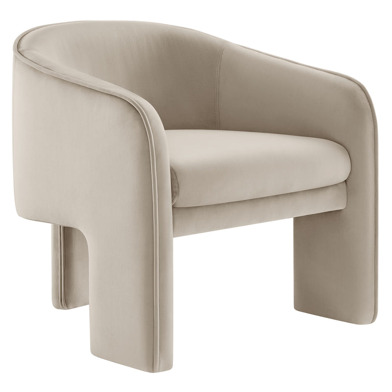 Greer Performance Velvet Upholstered Accent Armchair by Modway | Accent Chairs | Modishstore - 2