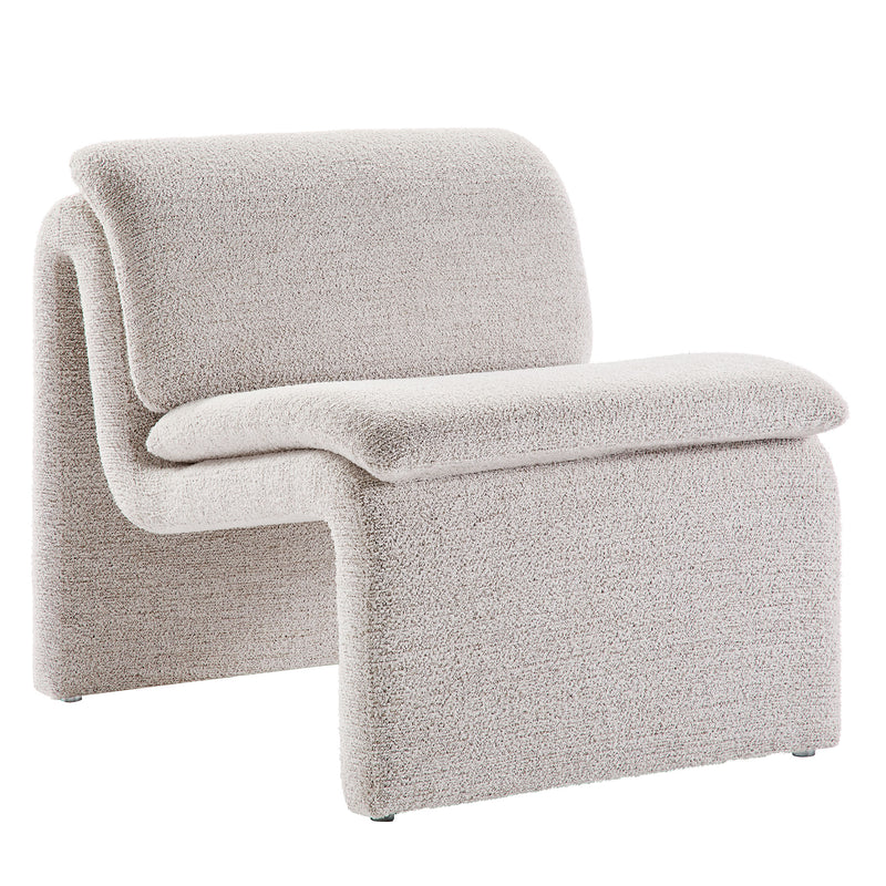 Dune Boucle Upholstered Armless Accent Chair by Modway | Accent Chairs | Modishstore - 19