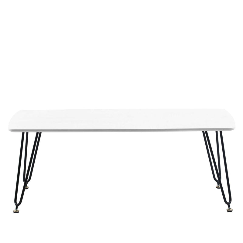 LeisureMod Elmwood Modern Wood Top Coffee Table With Iron Base | Coffee Tables | Modishstore - 21