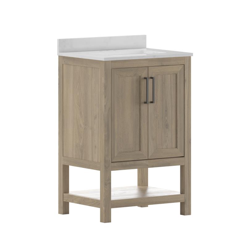 Vega 24 Inch Bathroom Vanity with Sink Combo By Flash Furniture