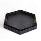 Black Hexagon Stingray Tray Set Of 6 By Tozai Home | Trays | Modishstore - 4