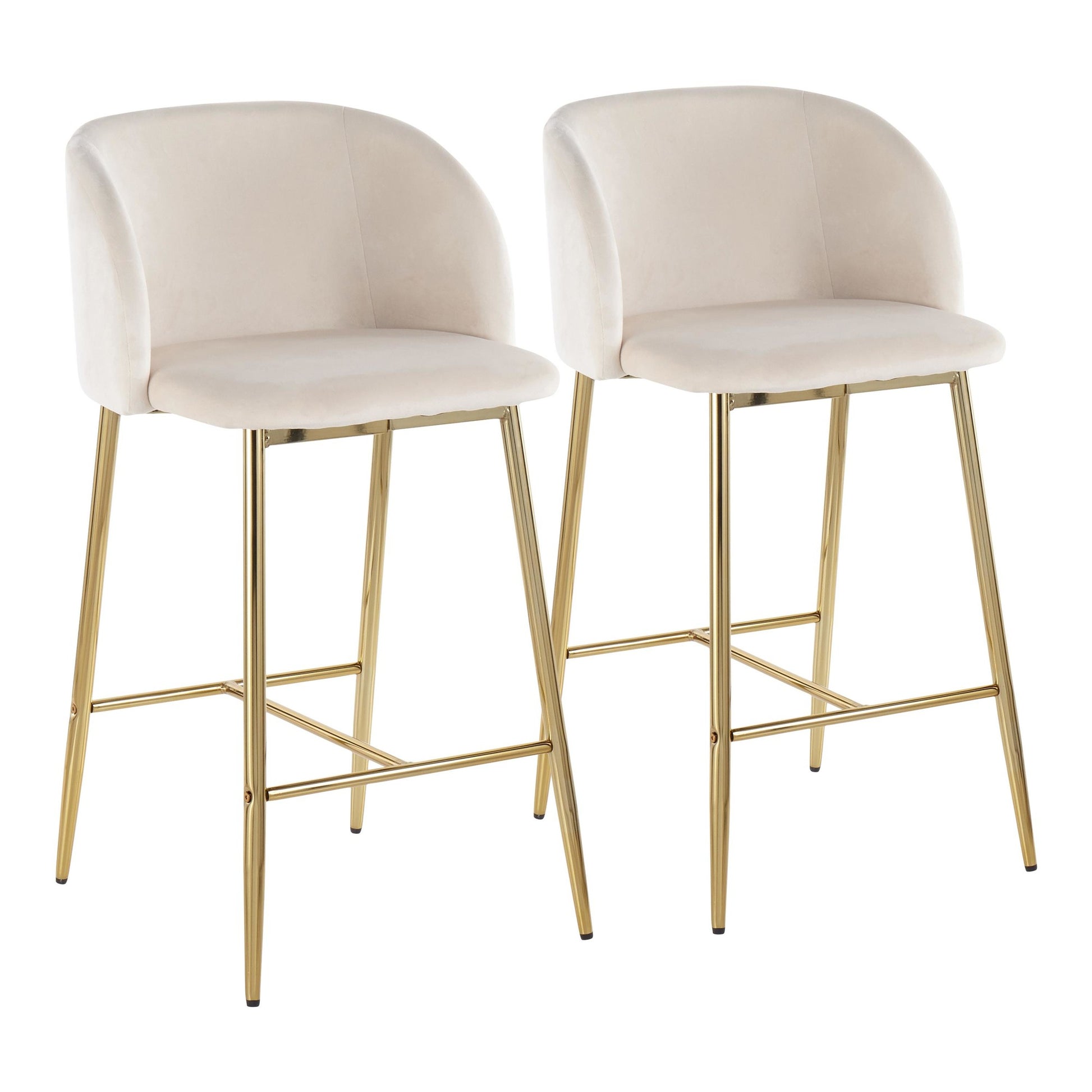 Fran Counter Stool - Set of 2 By LumiSource - B26-FRAN AUVCR2 | Counter Stools | Modishstore - 3