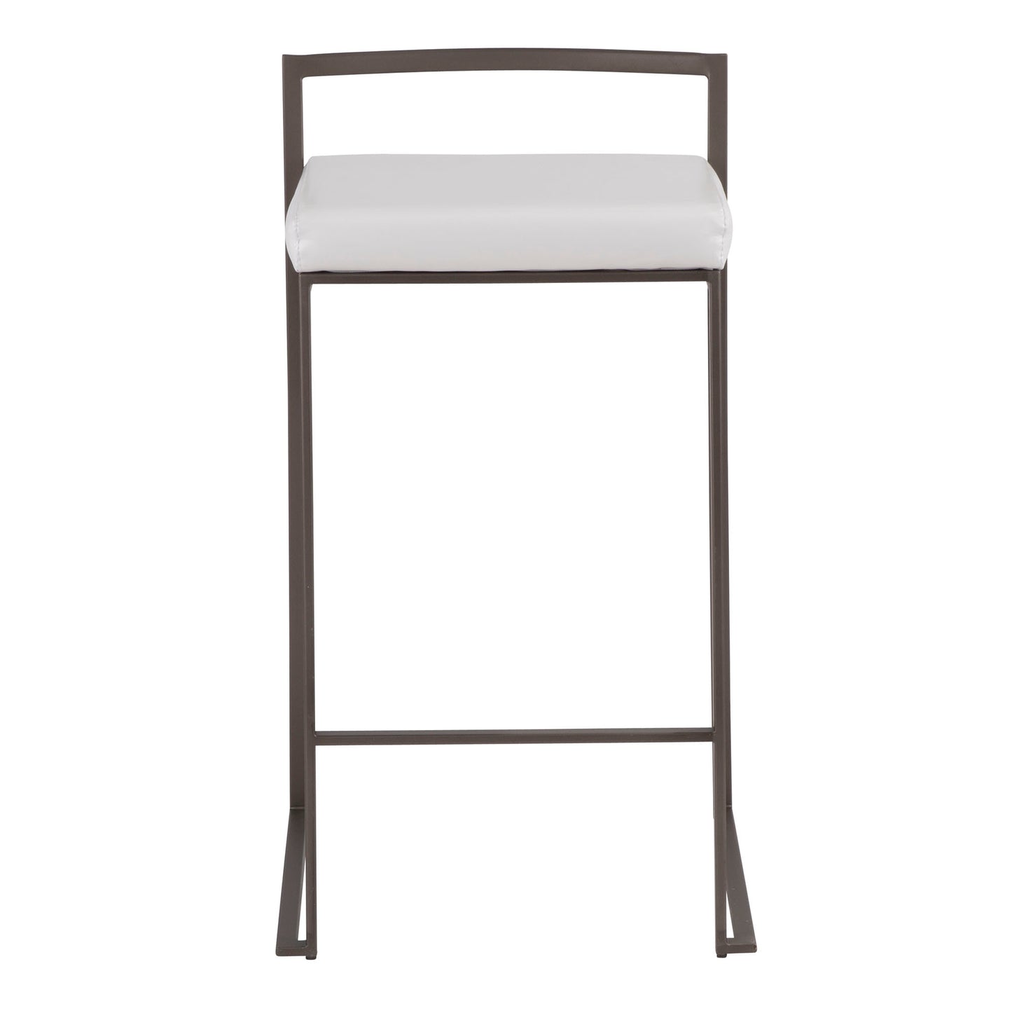 Fuji Stacker Counter Stool - Set of 2 By LumiSource - B26-FUJI AN+W2 | Counter Stools | Modishstore - 7