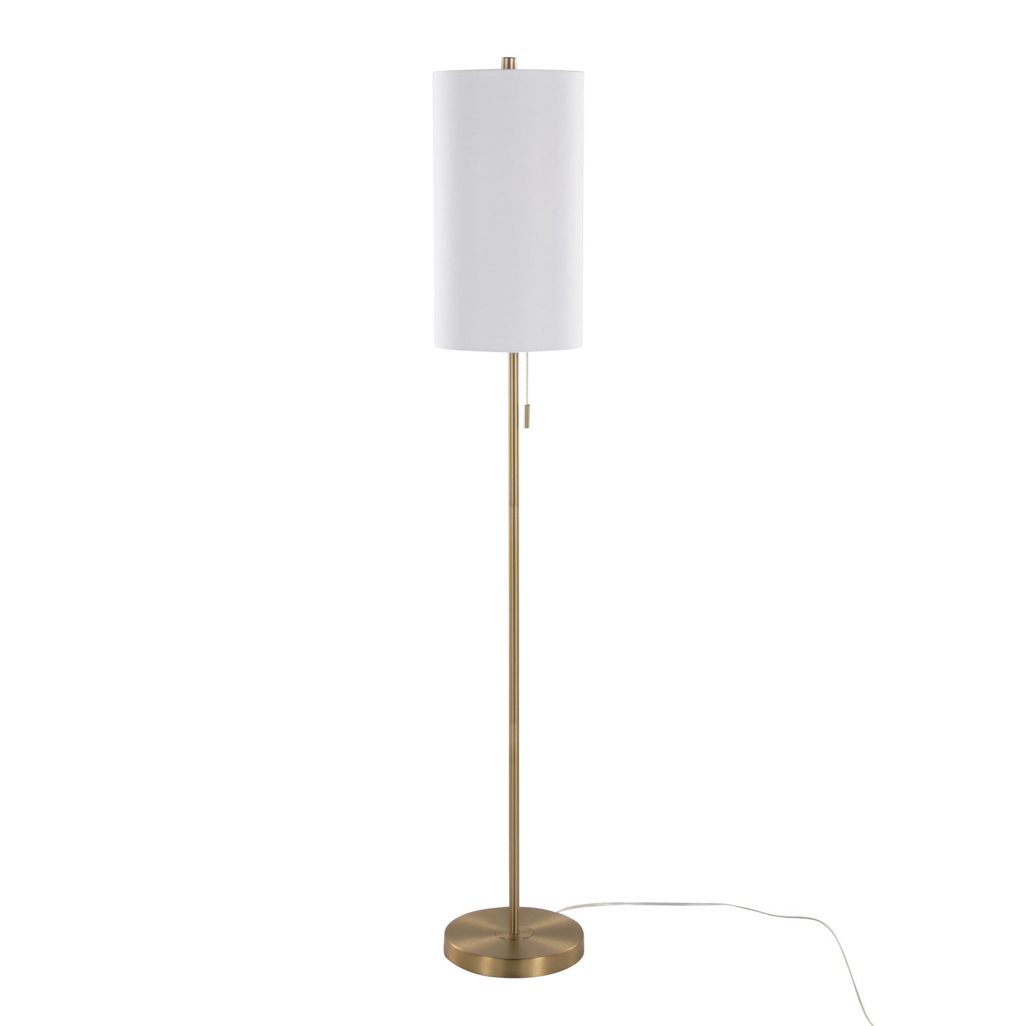 Bounty 62" Metal Floor Lamp By LumiSource - GFS62-BNTY AUW | Floor Lamps | Modishstore - 3