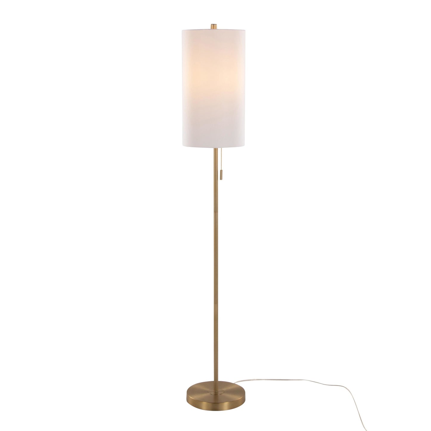 Bounty 62" Metal Floor Lamp By LumiSource - GFS62-BNTY AUW | Floor Lamps | Modishstore - 4