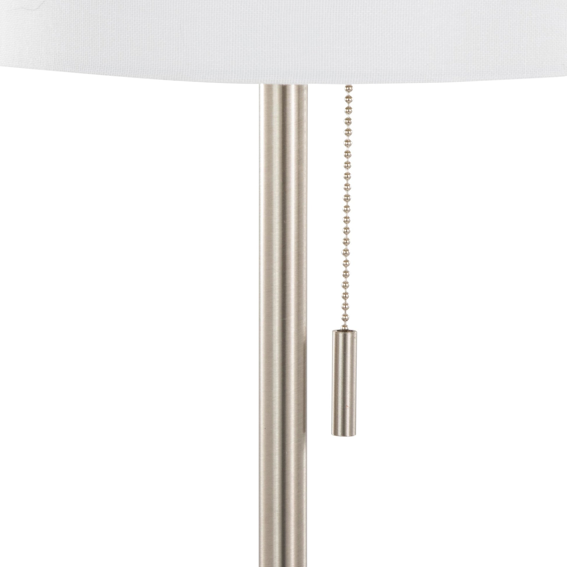 Bounty 62" Metal Floor Lamp By LumiSource - GFS62-BNTY AUW | Floor Lamps | Modishstore - 11